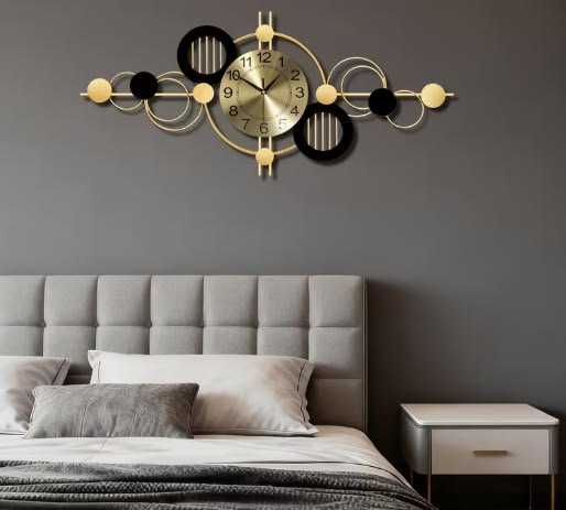 Metal Wall Art Modern Wall Hanging for Bedroom & Home W.P