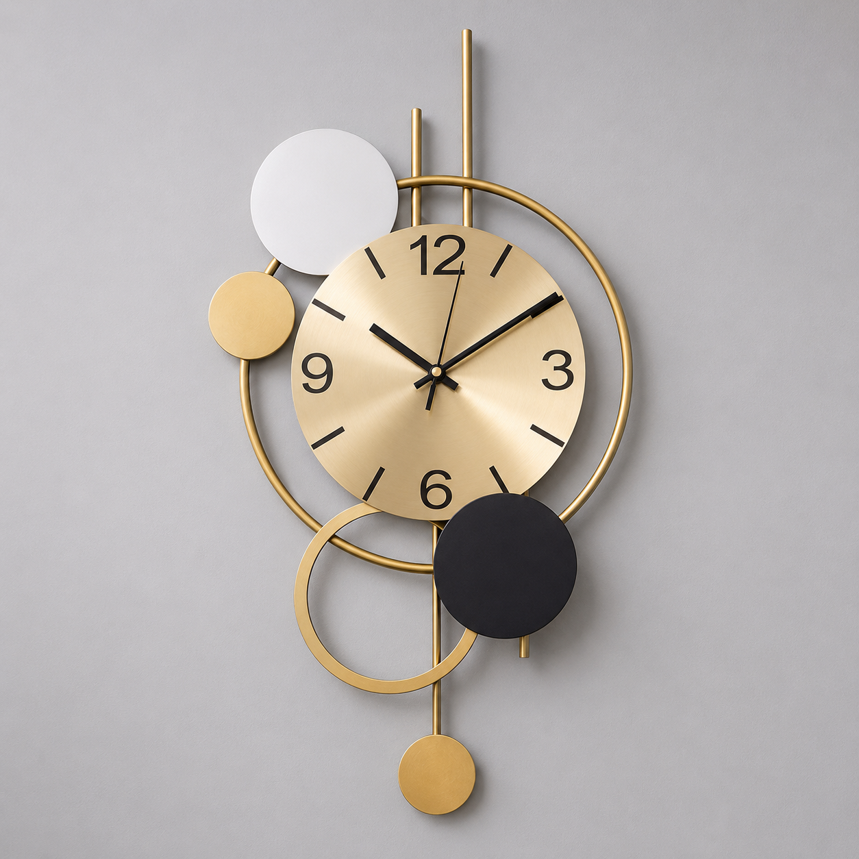 Metal Wall Art Modern Wall Hanging for Bedroom & Home