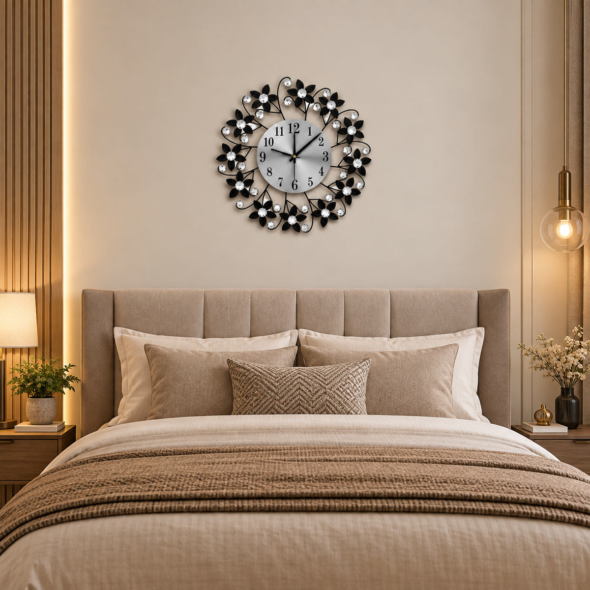 Metal Wall Art Modern Wall Hanging for Bedroom & Home W.P