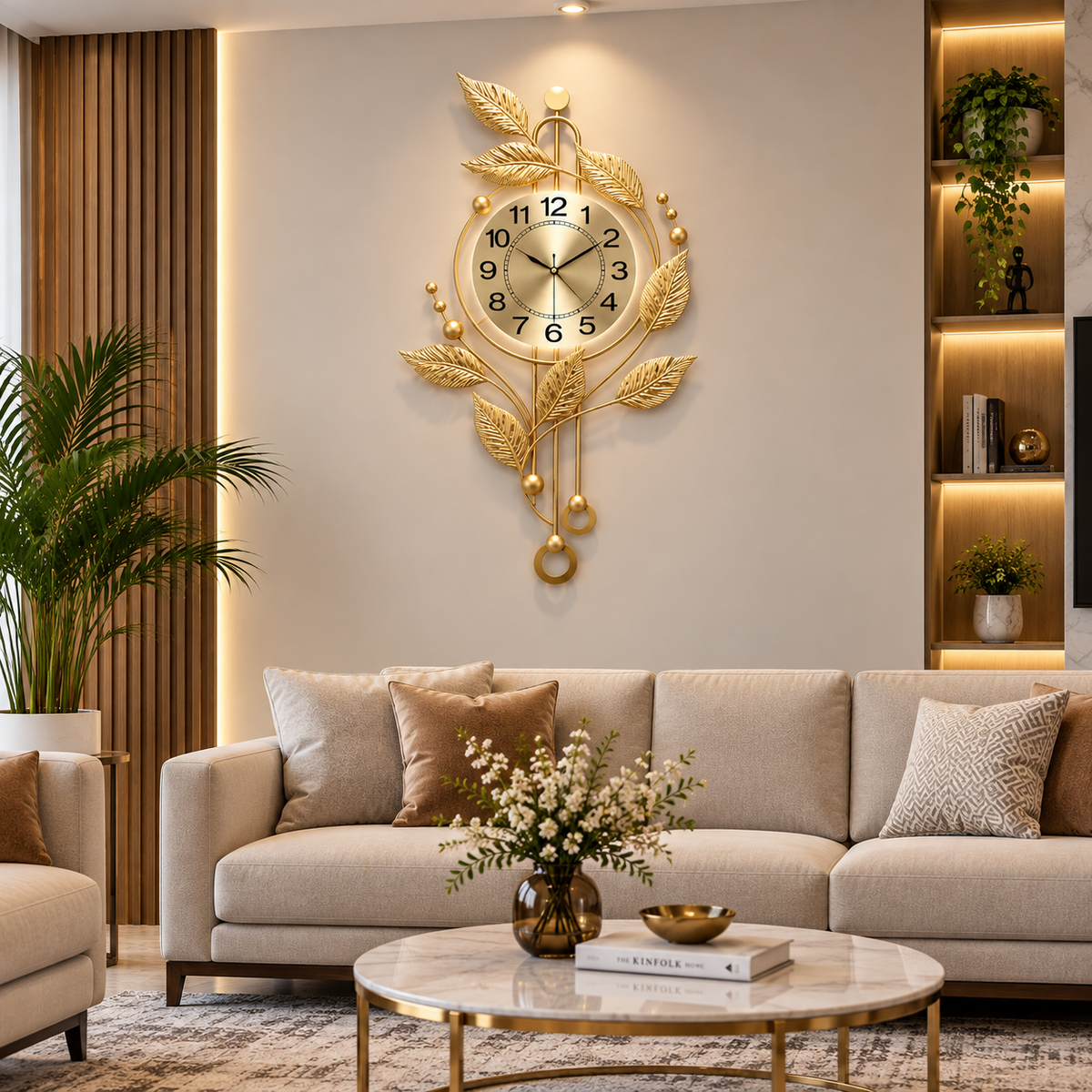 Metal Wall Art Modern Wall Hanging for Bedroom & Home W.P