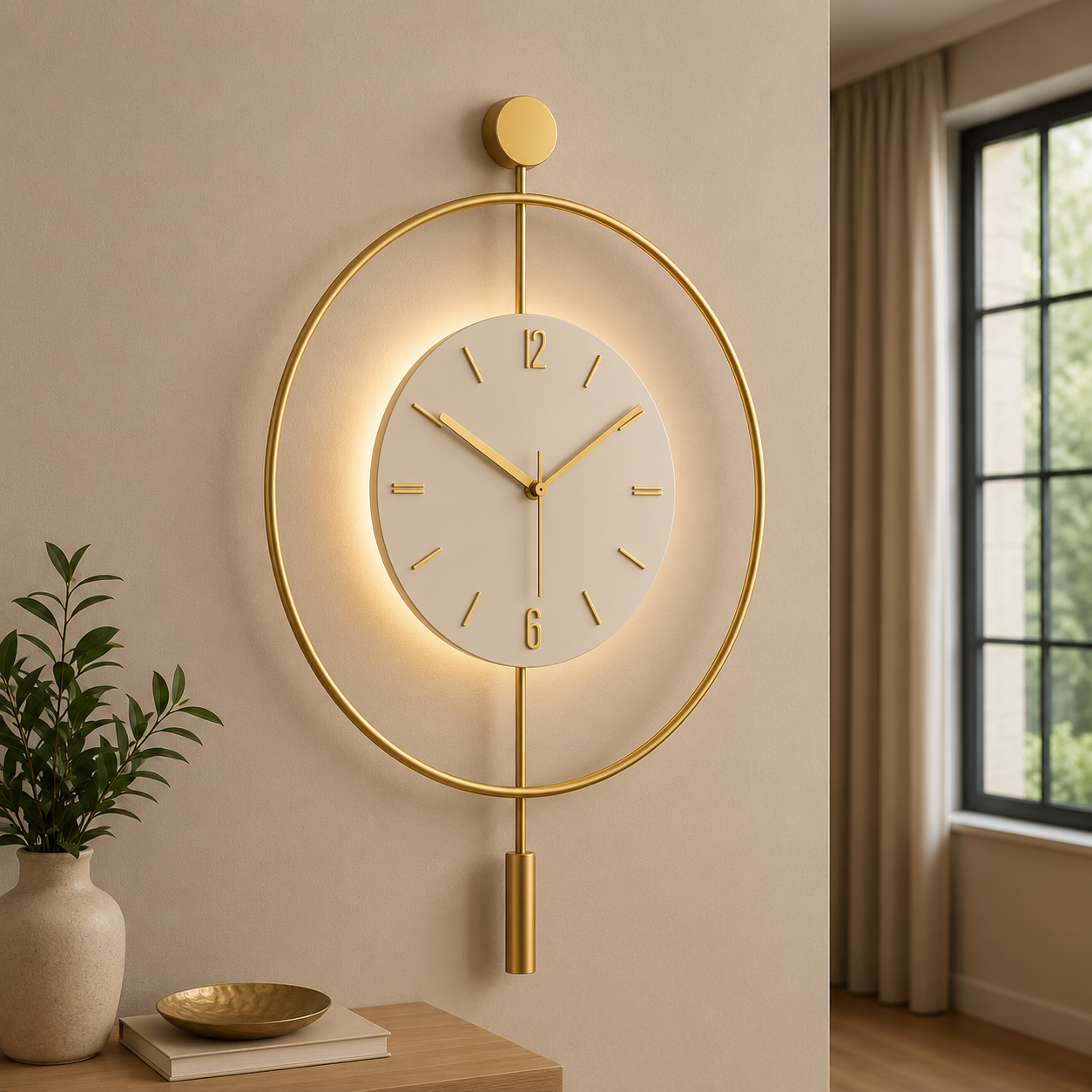 Metal Wall Art Modern Wall Hanging for Bedroom & Home