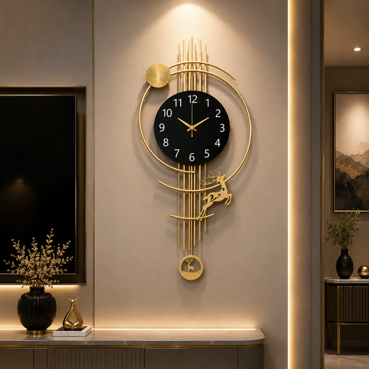 Metal Wall Art Modern Wall Hanging for Bedroom & Home
