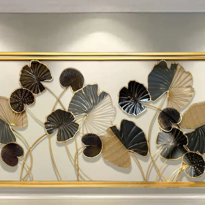 Metal Wall Art Modern Wall Hanging for Bedroom & Home (W-FM)