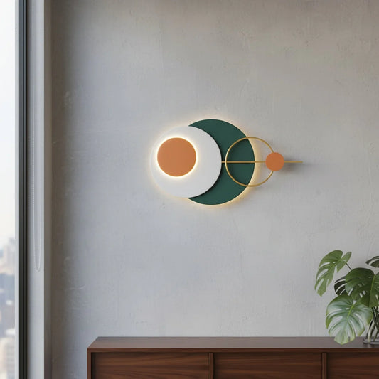 Metal Wall Art Modern Wall Hanging for Bedroom & Home