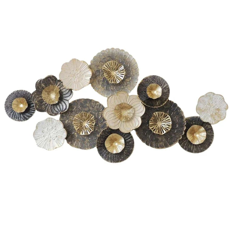 Metal Wall Art Modern Wall Hanging for Bedroom & Home (W-006)