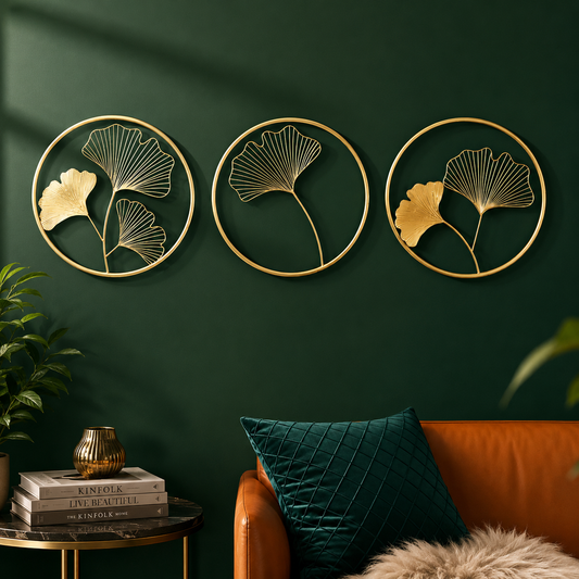 Metal Wall Art Modern Wall Hanging for Bedroom & Home