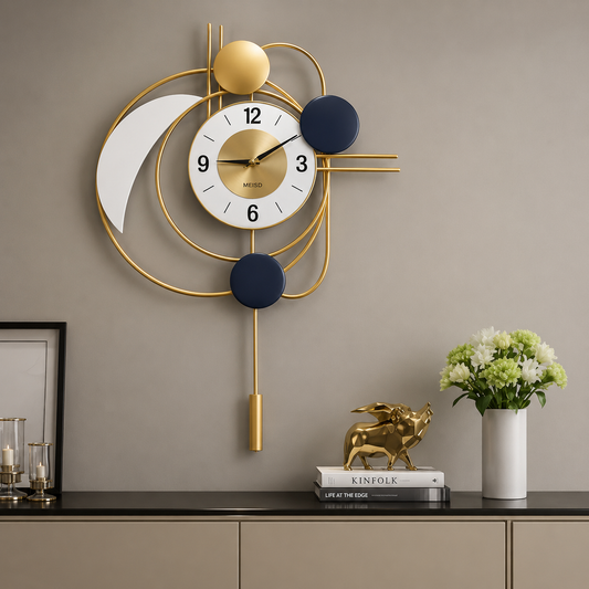Metal Wall Art Modern Wall Hanging for Bedroom & Home