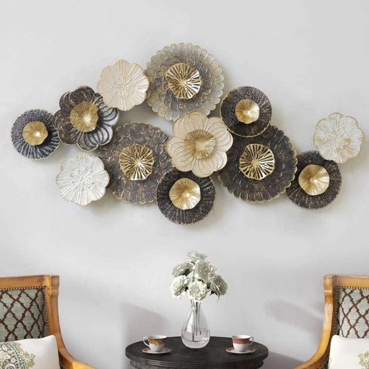 Metal Wall Art Modern Wall Hanging for Bedroom & Home (W-006)