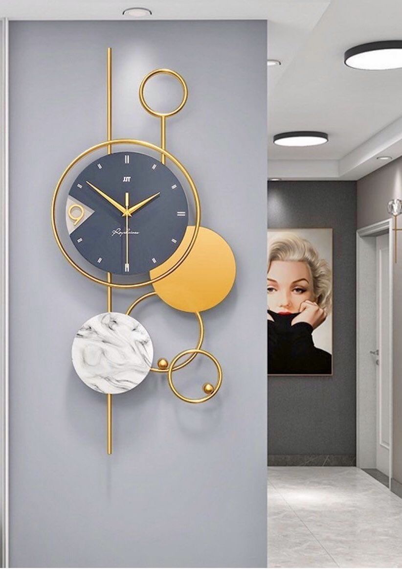 Metal Wall Art Modern Wall Hanging for Bedroom & Home