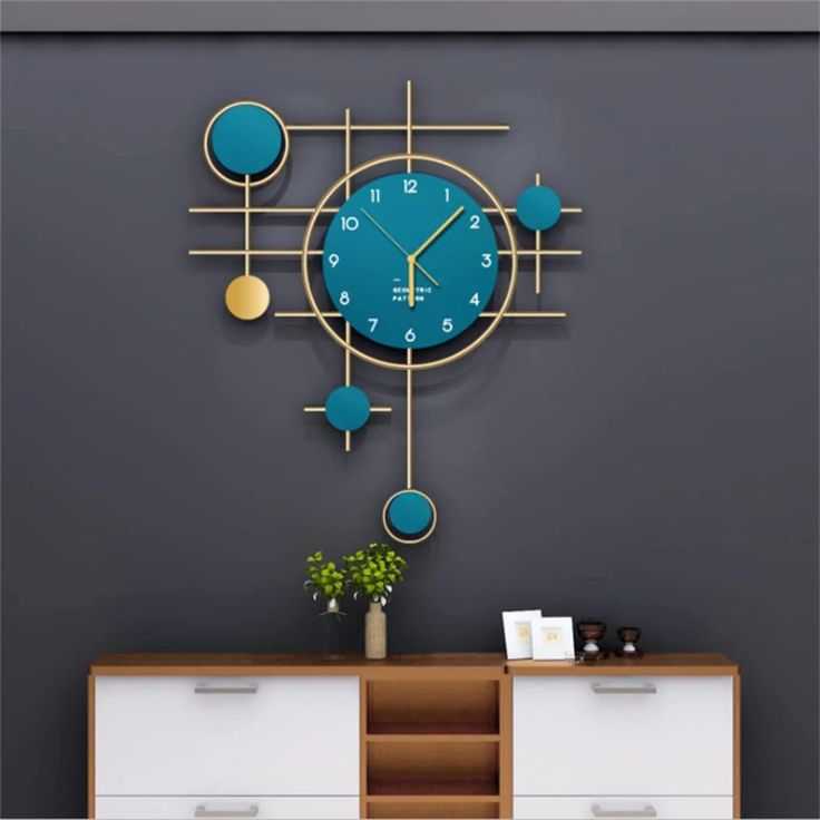 Metal Wall Art Modern Wall Hanging for Bedroom & Home