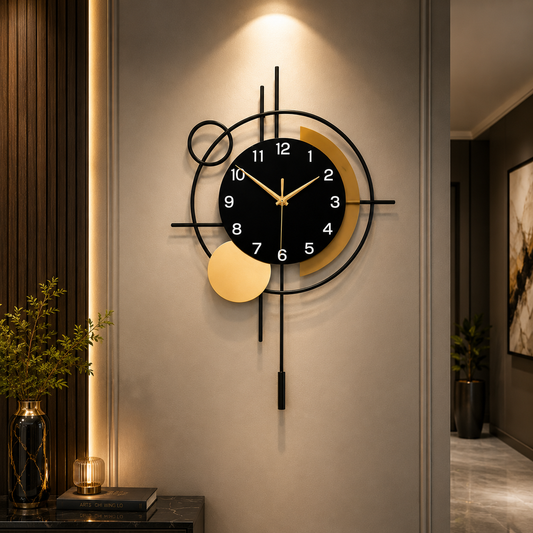 Metal Wall Art Modern Wall Hanging for Bedroom & Home