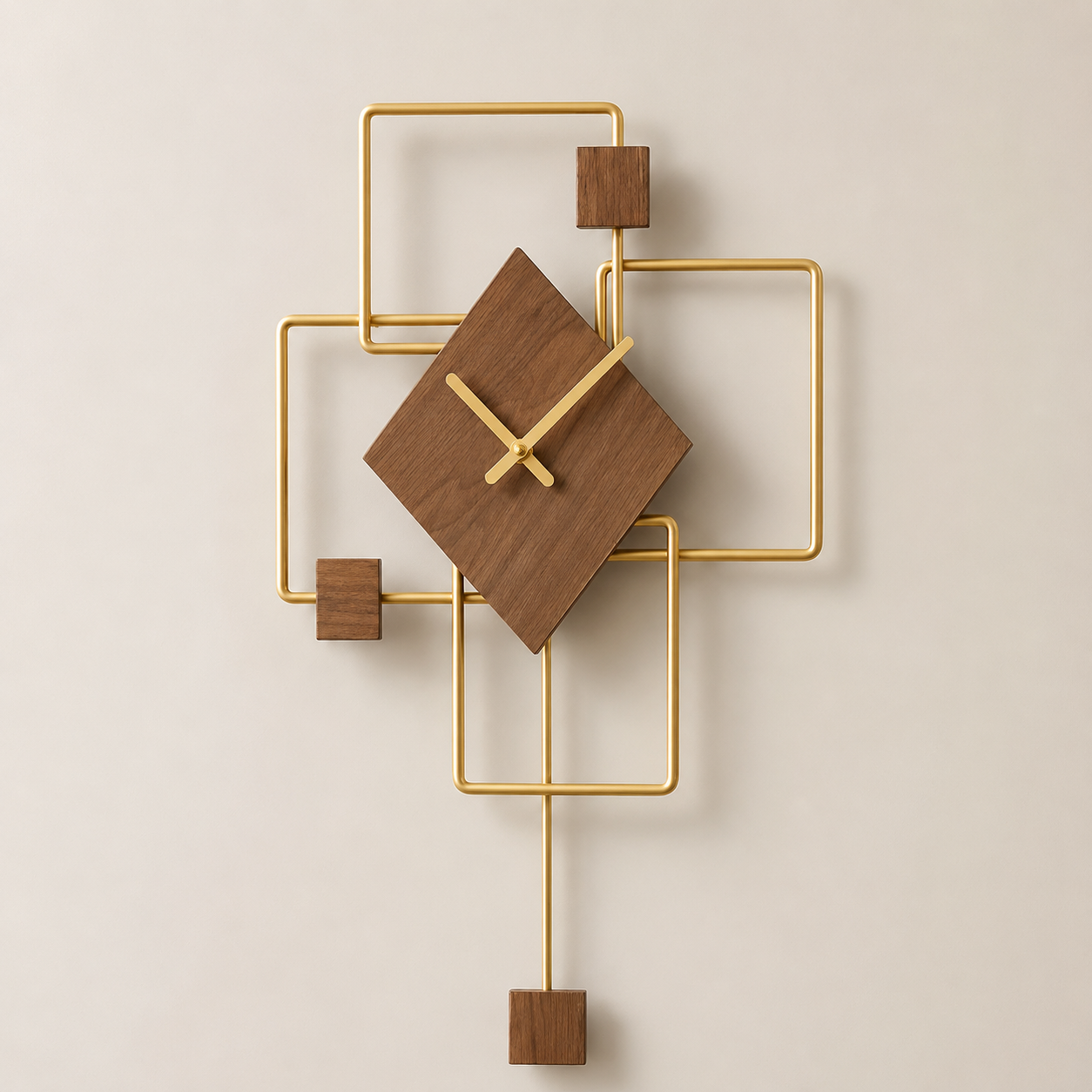 Metal Wall Art Modern Wall Hanging for Bedroom & Home