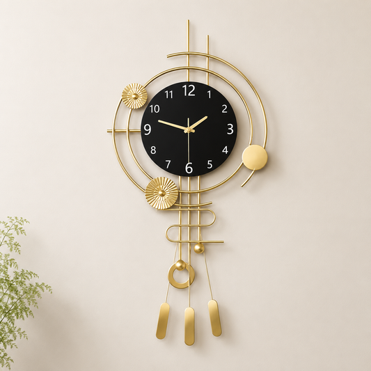 Metal Wall Art Modern Wall Hanging for Bedroom & Home
