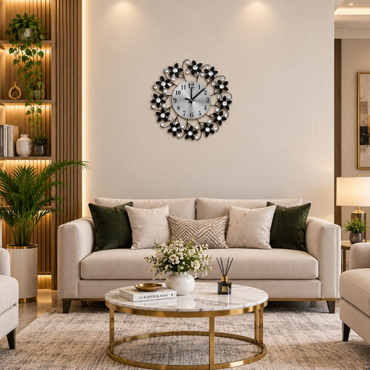 Metal Wall Art Modern Wall Hanging for Bedroom & Home W.P