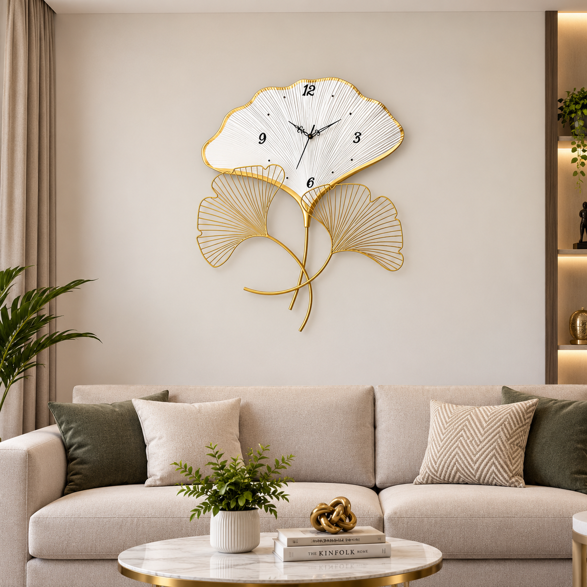 Metal Wall Art Modern Wall Hanging for Bedroom & Home W.P