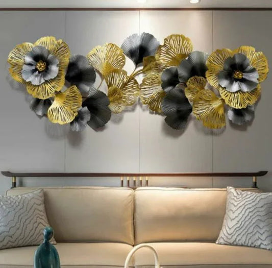 Metal Wall Art Modern Wall Hanging for Bedroom & Home