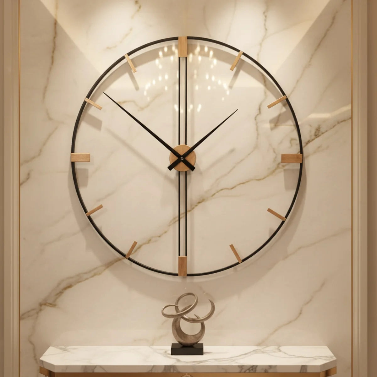 Metal Wall Art Modern Wall Hanging for Bedroom & Home