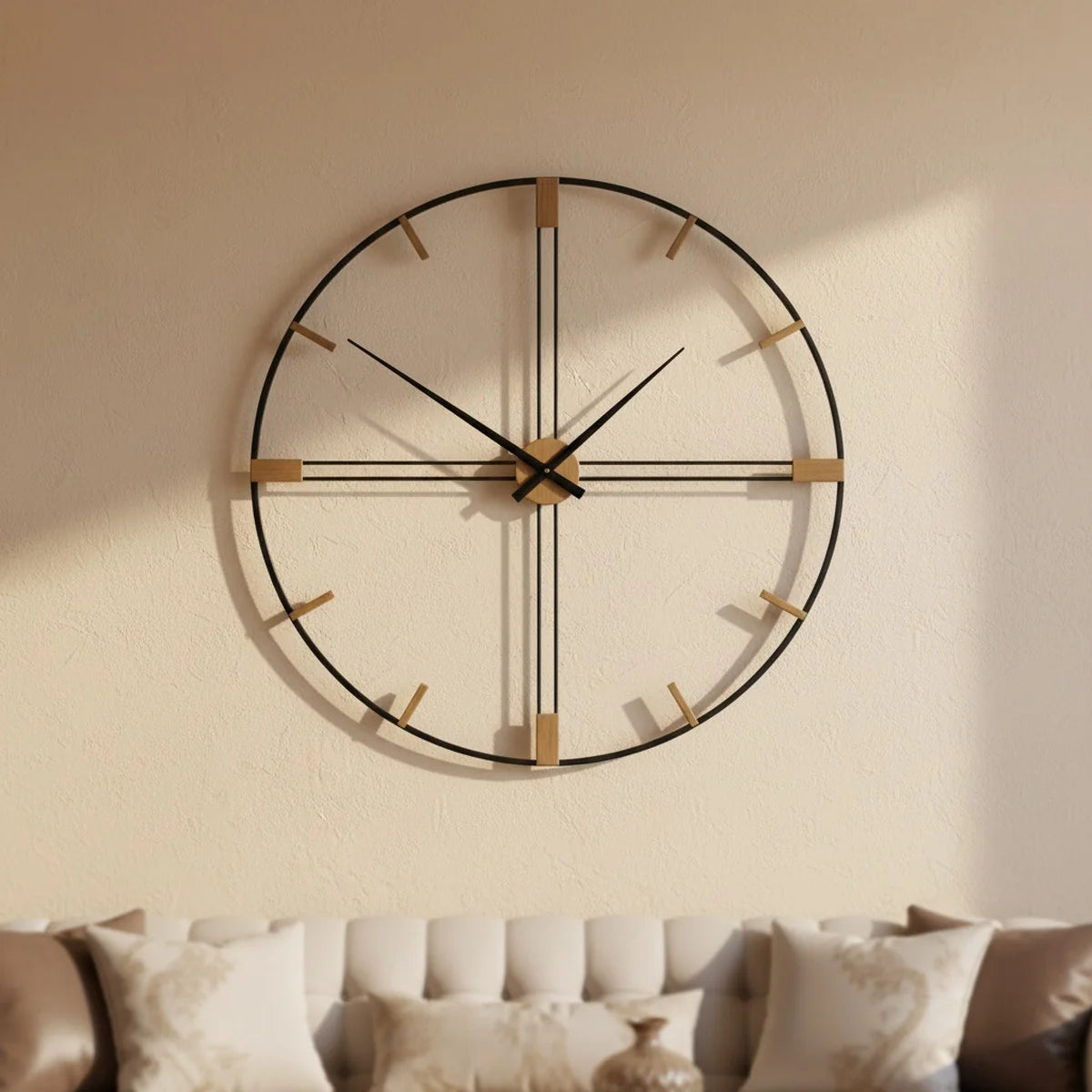 Metal Wall Art Modern Wall Hanging for Bedroom & Home