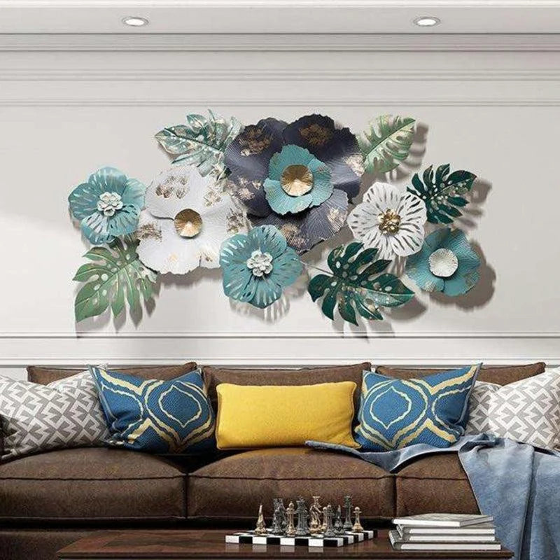Metal Wall Art Modern Wall Hanging for Bedroom & Home (W-004)