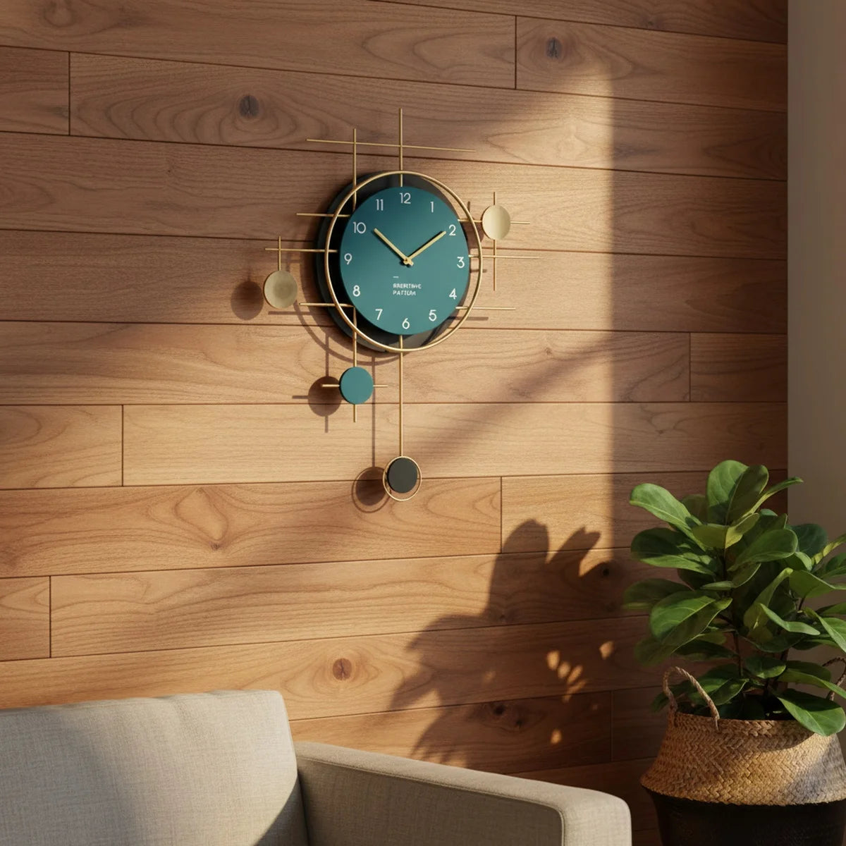 Metal Wall Art Modern Wall Hanging for Bedroom & Home