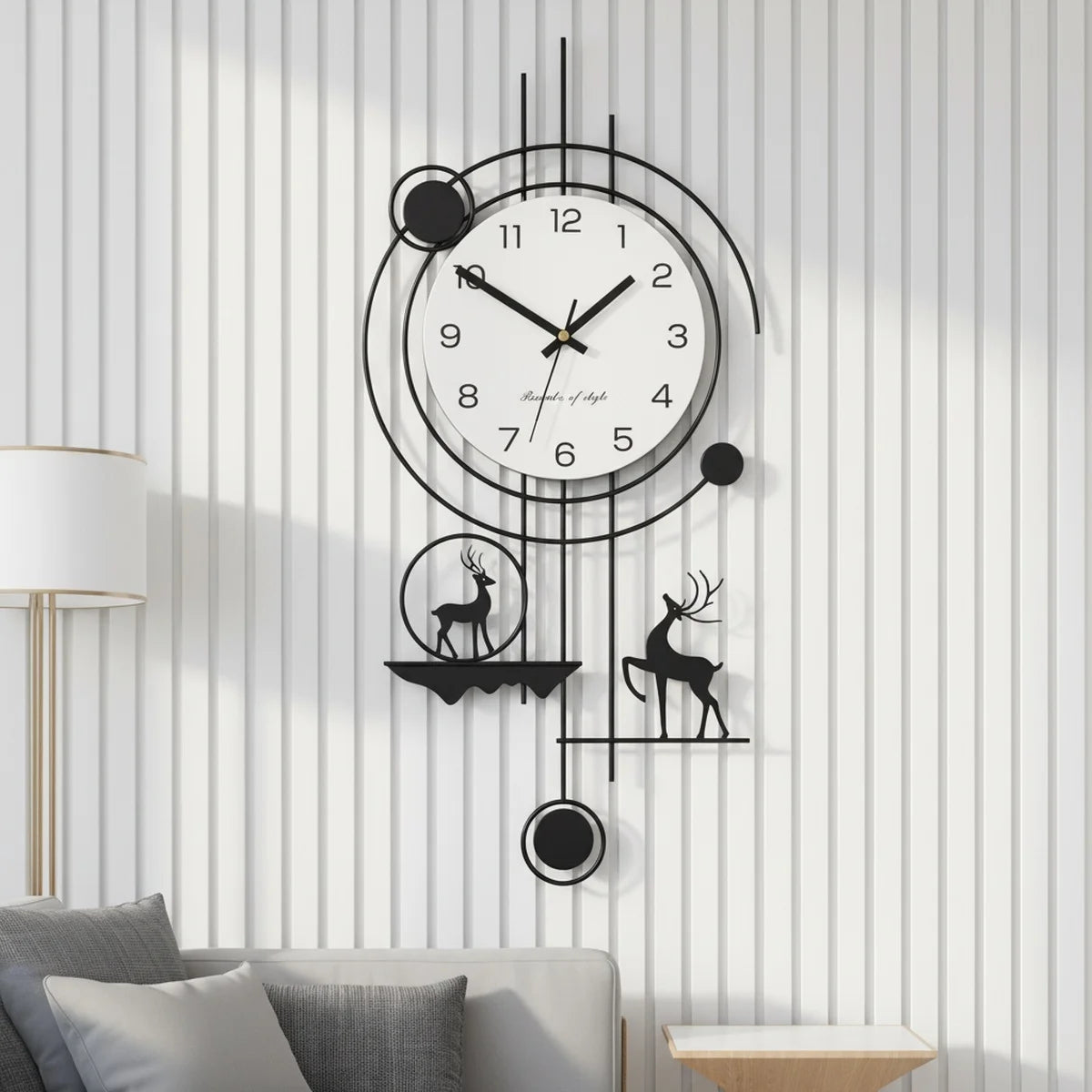 Metal Wall Art Modern Wall Hanging for Bedroom & Home