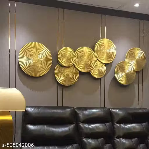 Metal Wall Art Modern Wall Hanging for Bedroom & Home