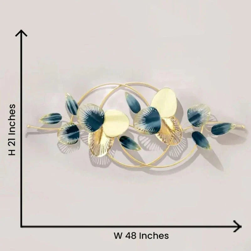 Metal Wall Art Modern Wall Hanging for Bedroom & Home (W-003)