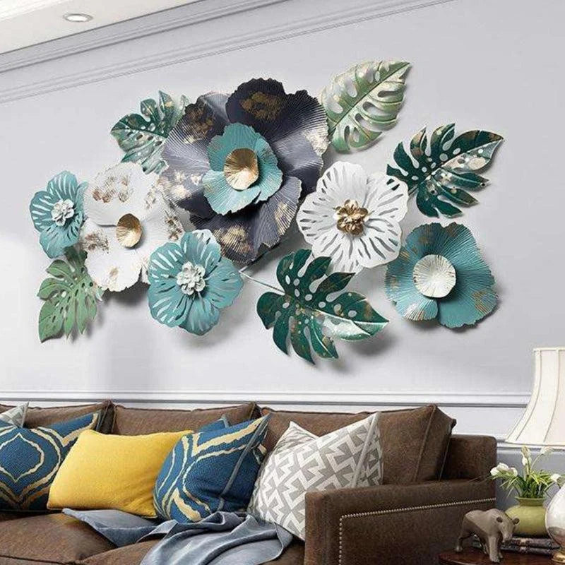 Metal Wall Art Modern Wall Hanging for Bedroom & Home (W-004)
